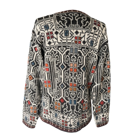 INTIWARA 100% ALPACA BUTTON FRONT Excellent Pre-Owned Condition SIZE LARGE - Picture 5 of 9